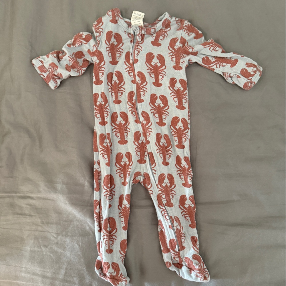 Lobster Print baby Onesie, Kate Quinn